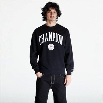 Champion Men's hoodie Crewneck Sweatshirt Black 219839 CHA KK001