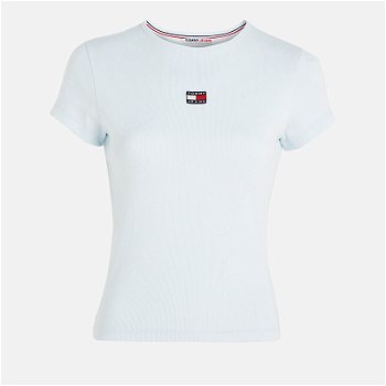 Tommy Hilfiger Tommy Jeans Small Badge Ribbed Stretch-Cotton Baby DW0DW16259CYO