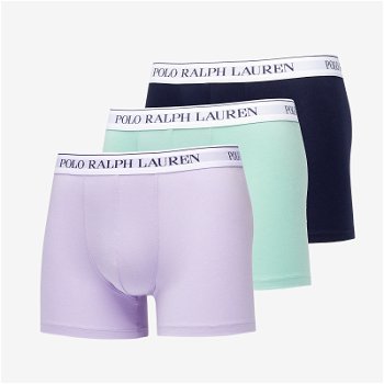 Polo by Ralph Lauren Stretch Cotton Boxer Brief 3-Pack Seam Foam/ Dark Navy/ Lavender 714830300051