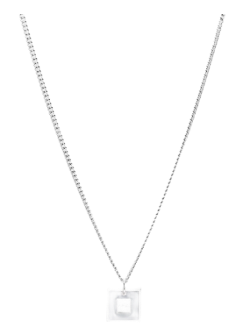 A.P.C. A Plaque Necklace MEACD-M70748-RAB