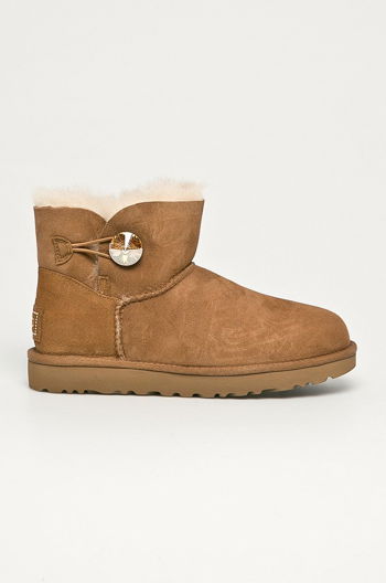 UGG - Semišové sněhule Mini Bailey Button Blink 1016554.CTGL