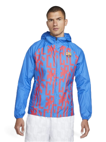 Nike F.C. Barcelona Football Jacket - Blue DJ9663-403