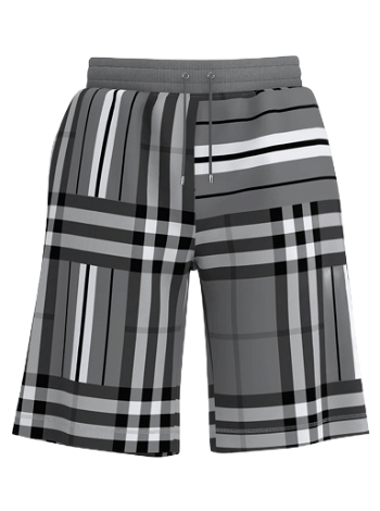 Burberry Check And Stripe Jacquard Shorts 8058768