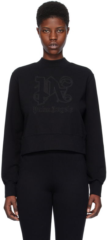 Palm Angels Monogram Statement Sweatshirt PWBA016R24FLE0011010