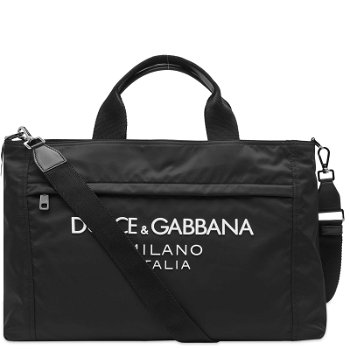 Dolce & Gabbana Nylon Logo Holdall Black BM2125AG182-8B956
