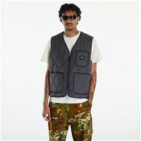 Quilted Vest Charcoal