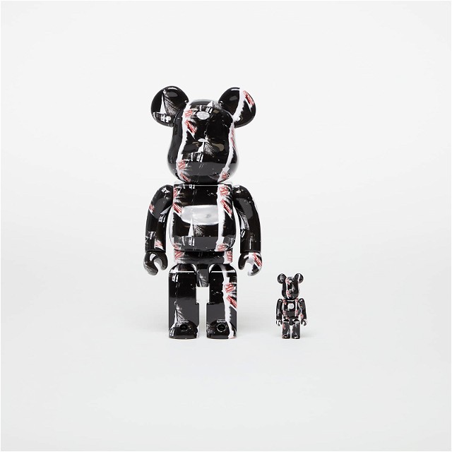 BE@RBRICK Andy Warhol × The Rolling Stones Sticky Fingers 100% & 400% Set