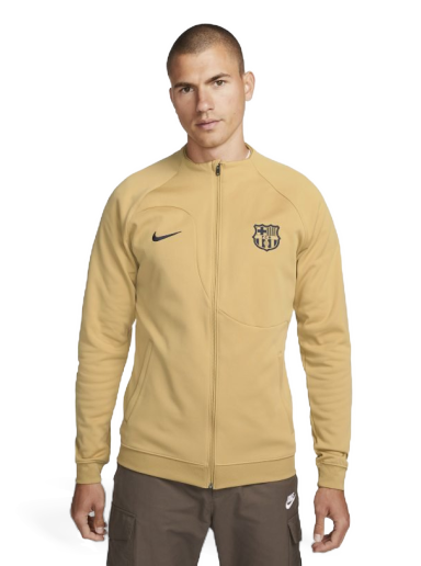 F.C. Barcelona Academy Pro Football Jacket - Brown