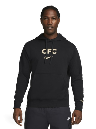 Chelsea F.C. Club Fleece Pullover Hoodie - Black
