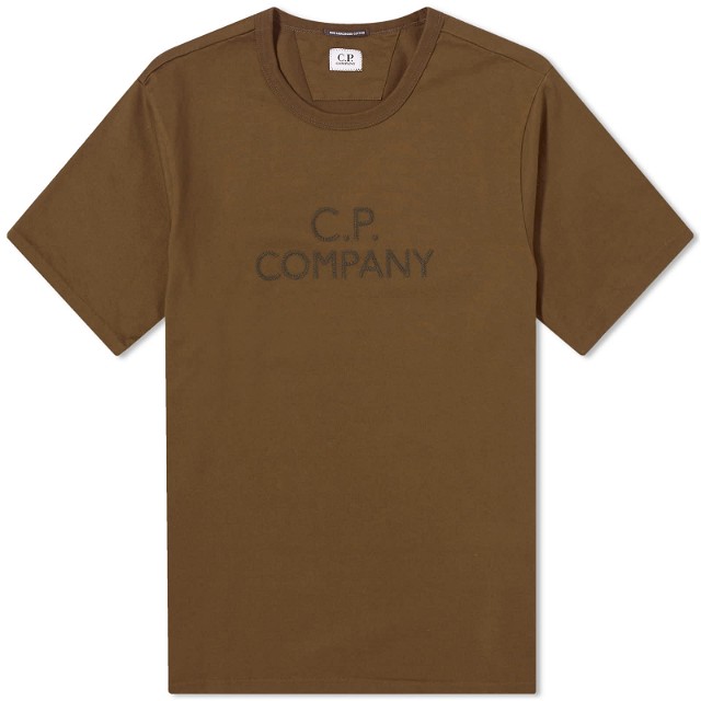 30/2 Mercerized Jersey Twisted Logo T-Shirt