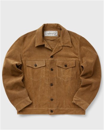 One of These Days ALONG THE FENCE TRUCKER JACKET 01B-15-005-TOBACCOSUEDE