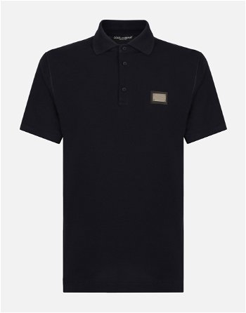 Dolce & Gabbana Cotton Piqué Polo-shirt With Branded Tag G8PL4TG7F2HB0665
