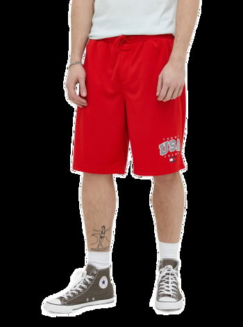 Tommy Hilfiger Logo Baggy Fit Basketball Shorts DM0DM16329.PPYX