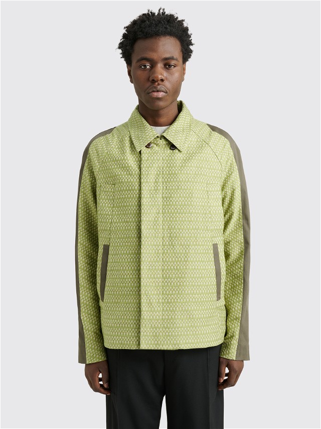 Tonkin Contrast Jacket Green Sand / Khaki