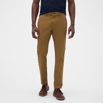 GAP Chino Skinny Fit Pants Palomino Brown Global 500360-00