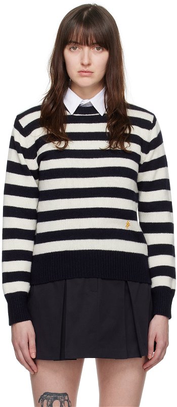 Sporty & Rich 'SRC' Sweater "Navy & Off-White" CRAW2387OS