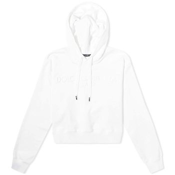 Dolce & Gabbana Logo Pull Over Hood White F9O00ZG7EHL-W0800