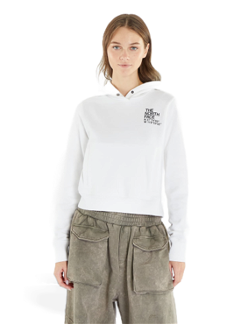 The North Face Coordinates Crop Hoodie TNF White NF0A8543FN41