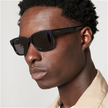 Gucci Minimal Logo Acetate Rectangular Sunglasses GG1583S-001