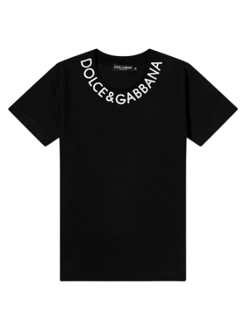 Dolce & Gabbana Neck Logo Tee F8T00ZFUGK4-N0000