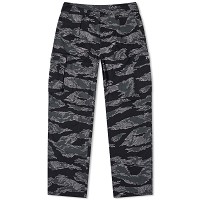 Tiger Camo Relaxed Fit Military Pants Black