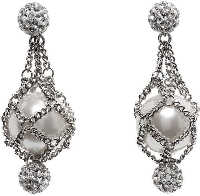Pearling Crystal Earrings