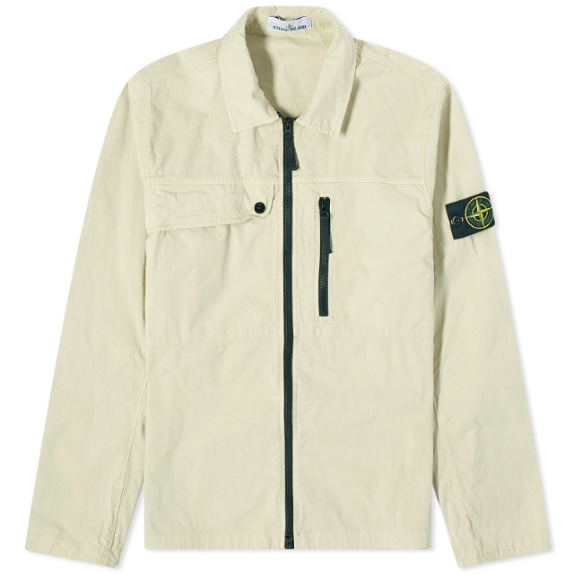 Supima Cotton Twill Stretch-TC Zip Shirt Jacket