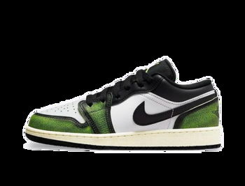 Jordan Air Jordan 1 Low SE "Wear-Away - Electric Green" GS DO8244-003